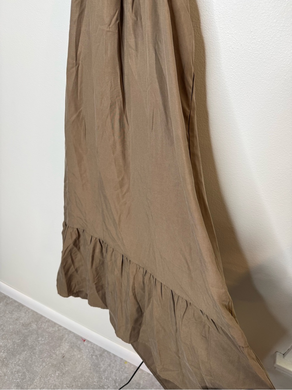 O.P.T. Leighton Midi Dress in Mocha puff sleeve Cottagecore coquette renfaire - Picture 9 of 12